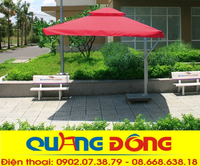 dù lệch tâm vuông 3m