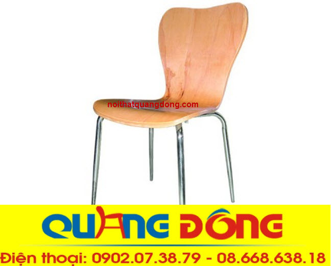 ghế gỗ khung inox QD-028