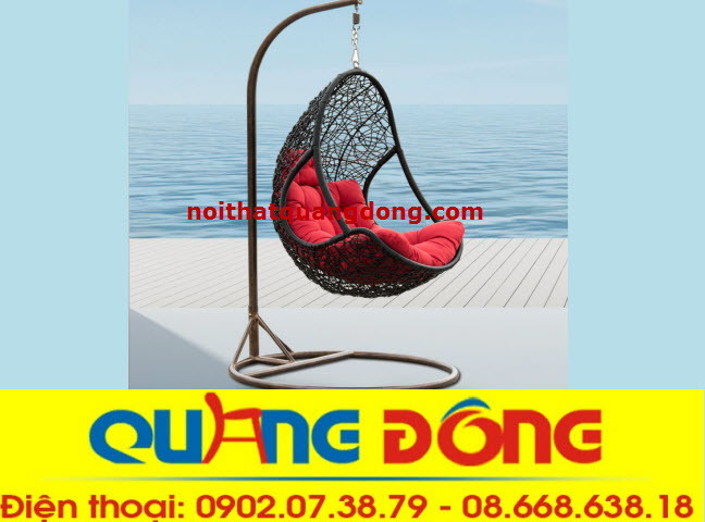 Xích Đu Mây Nhựa Ngoài Trời QD-402