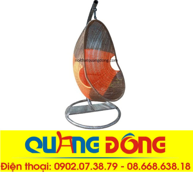 xích đu mây nhựa QD-059