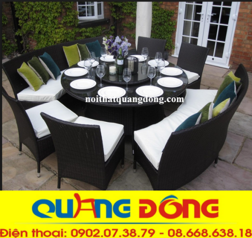 bàn ghế  ăn ngoài trời QD-600