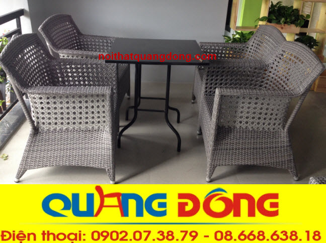 bàn ghế cafe cao cấp qd-303